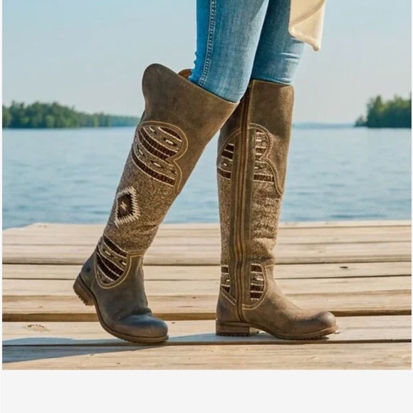 Born Shoes - Born Brown and Gray Over the Knee Boots
NWT.  CG